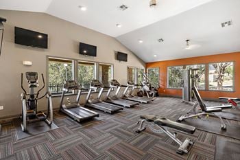 Modern fitness center
